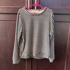 Checkered Long Sleeve Top